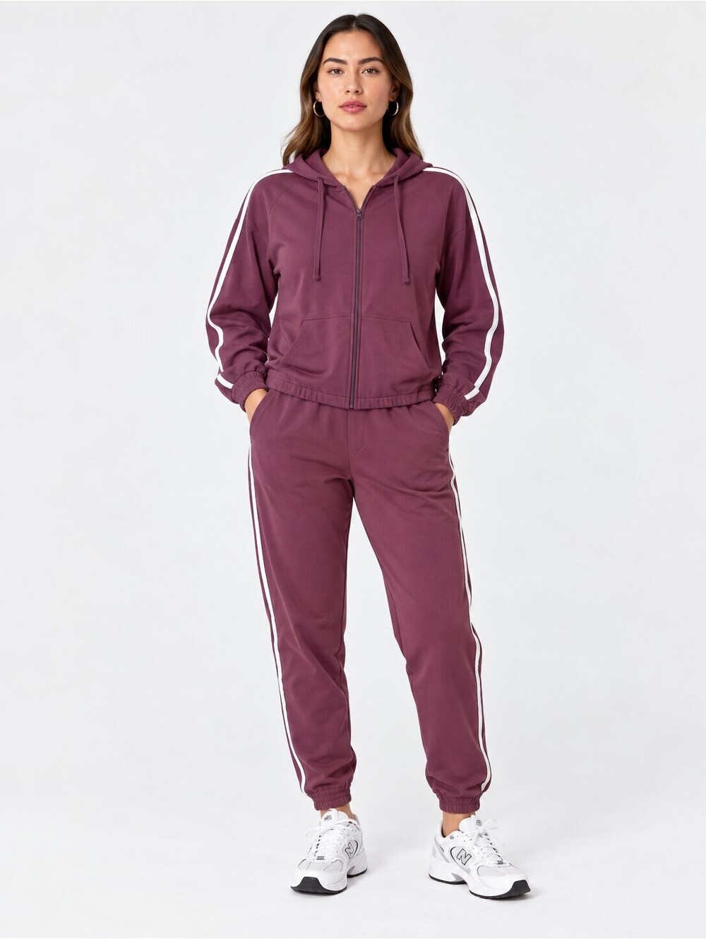 Fit Collective Tulipwood Tracksuit Set Large Hoodie and Jogg